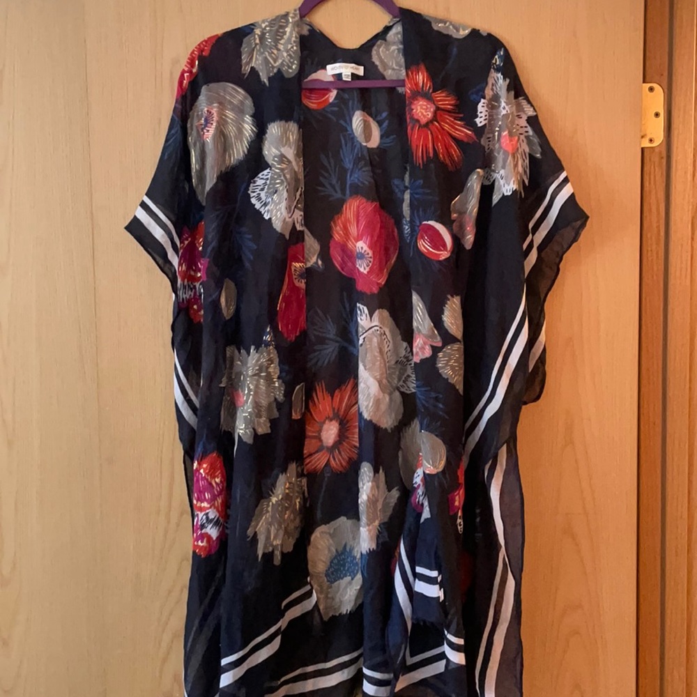Floral Drapped Cover-Up